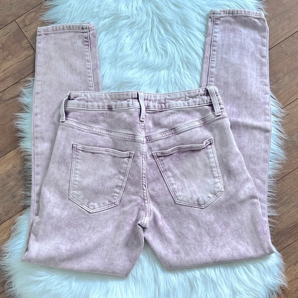 Universal Thread™ Pink Acid Wash High Rise Skinny Ankle Jeans-Size 0/25